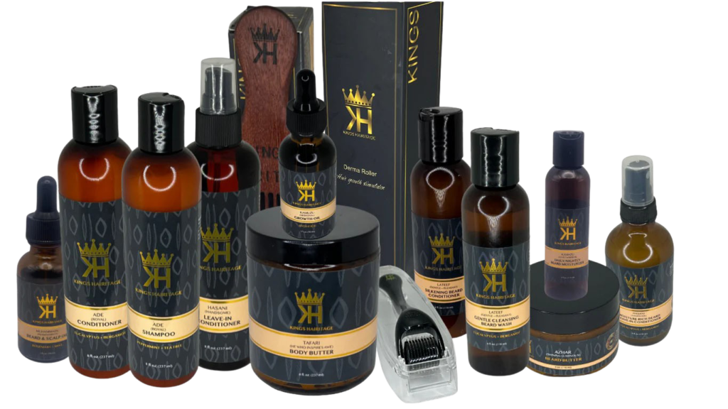 kings-hairitage-product-label-design